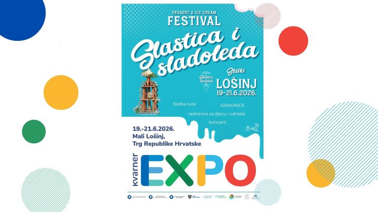 PROGRAM Kvarner EXPO 2026 / Festival slastica i sladoleda SLATKI LOŠINJ /19-21/06/2026